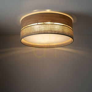 Lampa de tavan Dorma Wood Juta, 4 Xe27 small 2