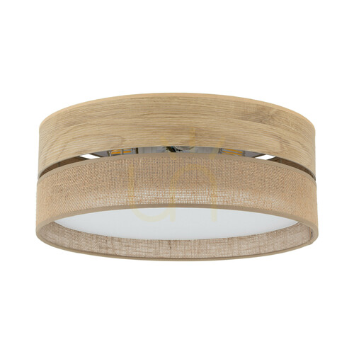 Verifica Lampa de tavan Dorma Wood Juta, 4 Xe27