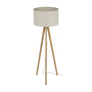 Lampa de podea Viga Shade din lemn de pin, 1 Xe27 small 6