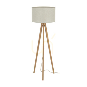 Lampa de podea Viga Shade din lemn de pin, 1 Xe27 small 0