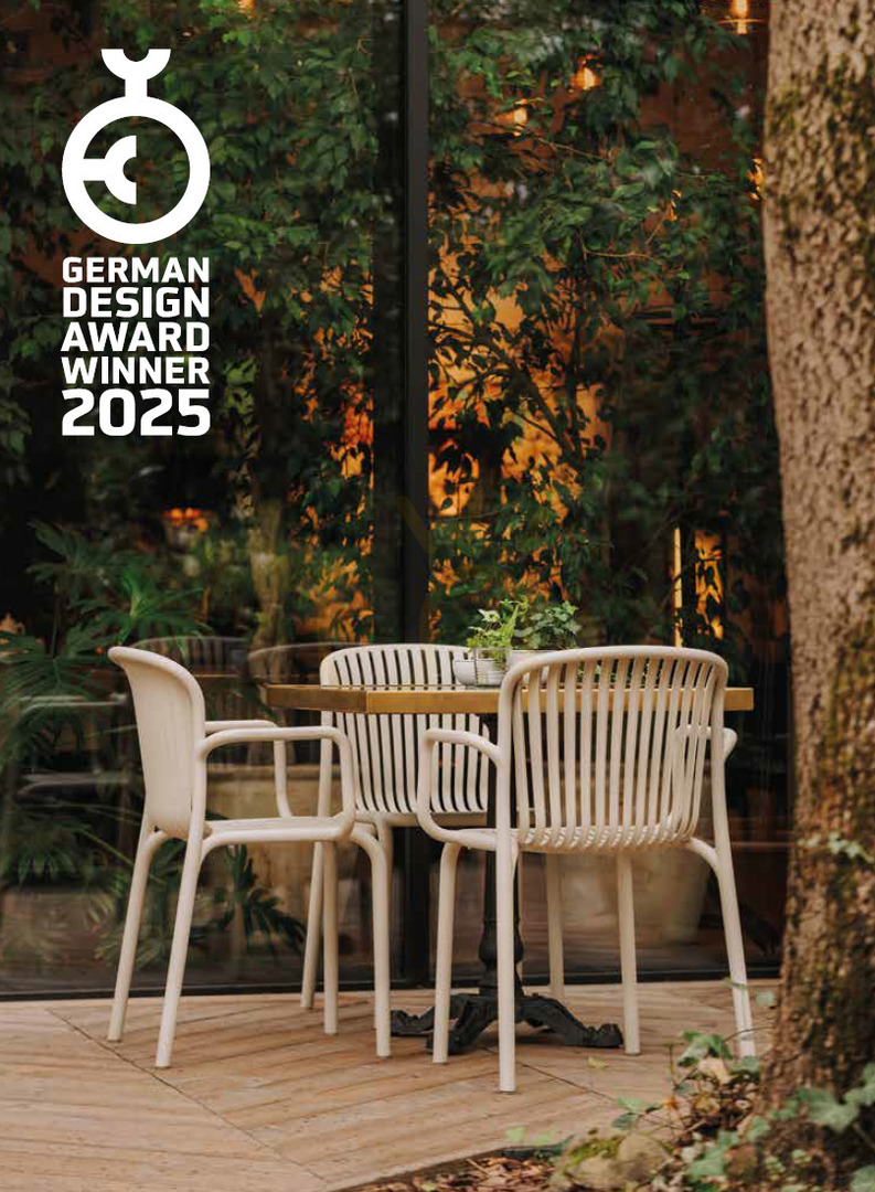Afişa FBRK658 Scaun de grădină Brene cu cotiere – Alb FERNE FBRK658 Scaun de grădină Brene cu cotiere – Alb FERNE