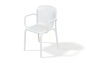 FBRK658 Scaun de grădină Brene cu cotiere – Alb FERNE 0 FBRK658 Scaun de grădină Brene cu cotiere – Alb FERNE small 0