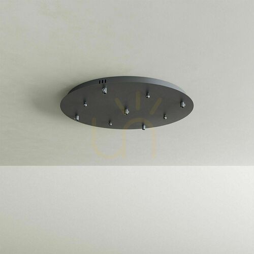 Verifica Abajur s.luce Modular alb metal rotund 40 cm, 3 puncte de prindere