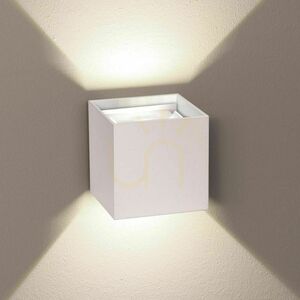 Capac pătrat s.luce Ixa alb metal 10 cm small 5