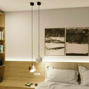 Lampă suspendată s.luce Ball aurie metalică rotundă 30 cm E27 dimabilă small 12