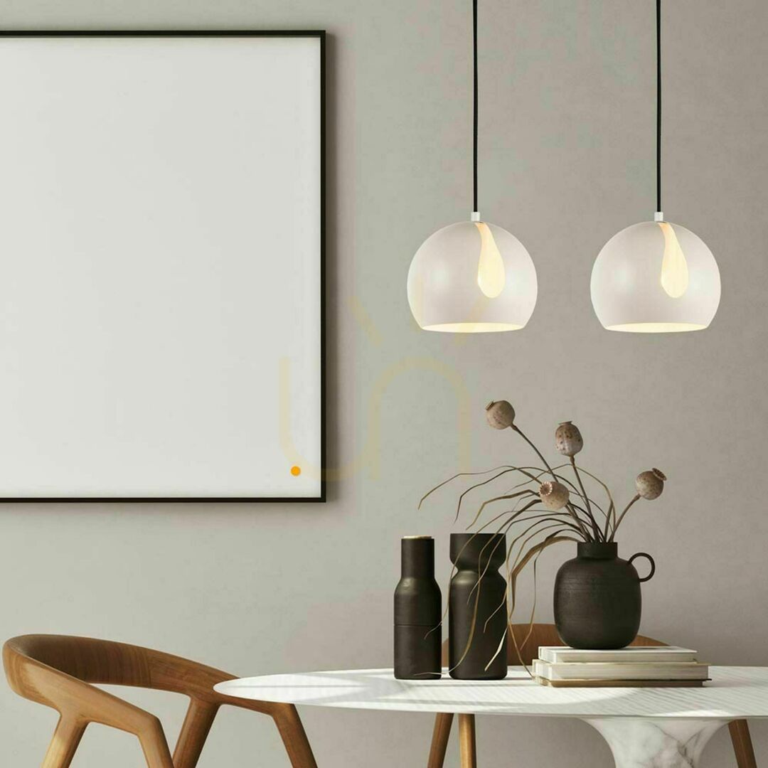 Spectacol Lămpă suspendată s.luce Ball neagră metal 30 cm E27 modernă Lămpă suspendată s.luce Ball neagră metal 30 cm E27 modernă