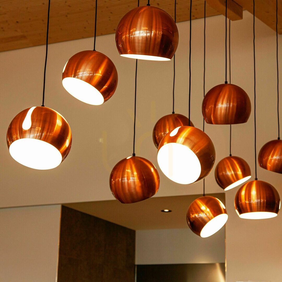 Verifica Lămpă suspendată s.luce Ball neagră metal 30 cm E27 modernă Lămpă suspendată s.luce Ball neagră metal 30 cm E27 modernă
