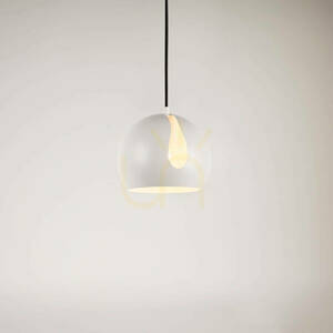 Lampă suspendată s.luce Ball din metal alb, 20 cm, E27 small 15