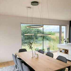Lampă suspendată LED s.luce Ring din aluminiu Ø 60 cm 27 W 3000 K dimabilă 144686 small 9