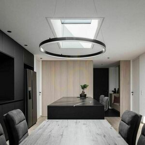 Lampă suspendată LED Ring s.luce neagră Ø 60 cm 14 Lampă suspendată LED Ring s.luce neagră Ø 60 cm small 14