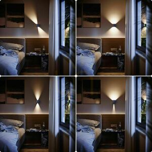 Aplică de perete LED s.luce Ixa alb 10 cm IP44 pătrată modernă 13 Aplică de perete LED s.luce Ixa alb 10 cm IP44 pătrată modernă small 13