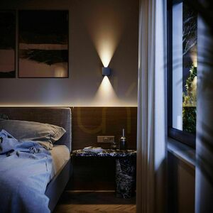 Aplica perete LED s.luce Ixa crom IP44 2x3W 3000K pătrat metal 8 Aplica perete LED s.luce Ixa crom IP44 2x3W 3000K pătrat metal small 8