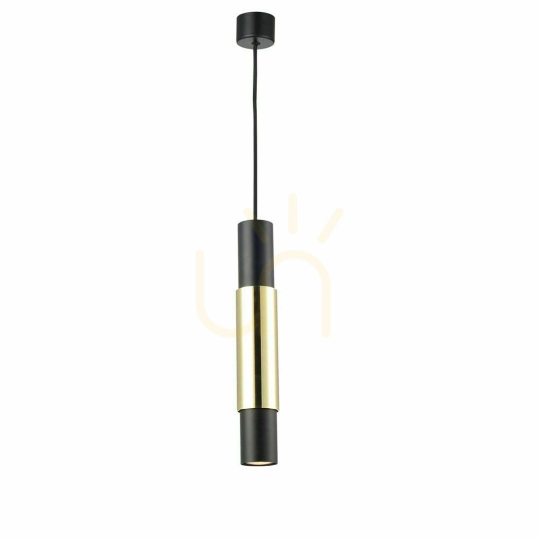 previzualizare Lampă suspendată s.luce Crutch neagră metal GU10, 1 bec, modernă Lampă suspendată s.luce Crutch neagră metal GU10, 1 bec, modernă