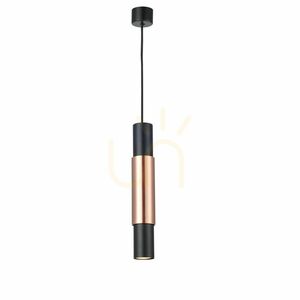 Lampă suspendată s.luce Crutch alb cu cilindru cromat GU10 1 bec 5,8 cm small 10