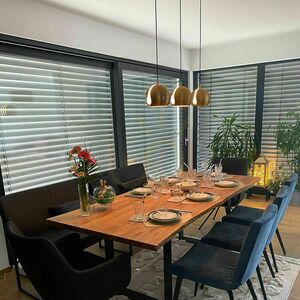 Lampă suspendată s.luce Ball neagră Ø20 cm E27 cu abajur rotativ, suspensie 5 m small 12