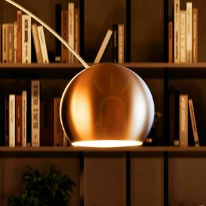 Lampă de podea arc s.luce Ball neagră, marmură, E27, 220 cm small 7