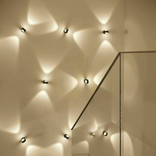 Verifica Aplică s.luce Beam din aluminiu cu lentile de sticlă Up & Down G9 40 W 8 cm