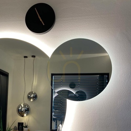 Verifica Corp de iluminat LED de perete și tavan s.luce Cloud oglindă 60 cm 156487