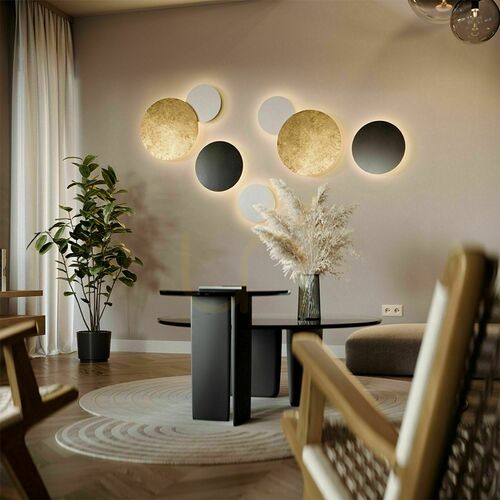 Verifica Plafonieră LED s.luce Cloud aurie Ø30 cm metal, dimabilă, 3000K, 29W