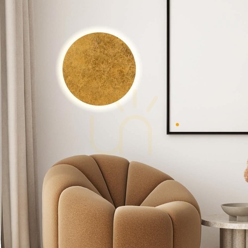 Verifica Plafonieră LED s.luce Cloud aurie 40 cm rotundă metal modernă dimerizabilă