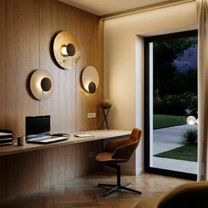 Plafonieră LED s.luce Plate alb 30 cm metal, dimabilă, 20 W, 3000 K small 2
