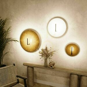 Plafonieră LED s.luce Edge alb 45 cm metal rotund dimabil 3000K 18W small 5