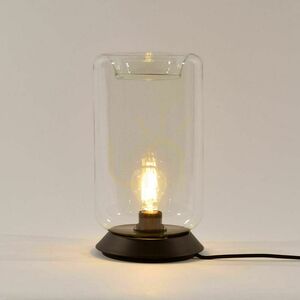 Lampă de masă s.luce Cruet din sticlă transparentă, E27, 30 cm, retro small 9