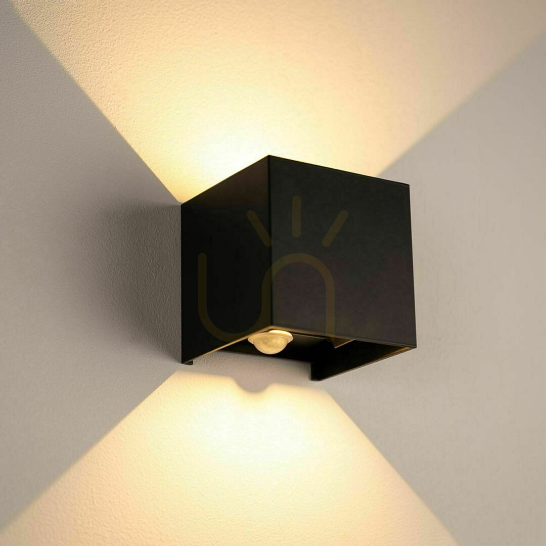 Verifica Aplică de perete LED s.luce Ixa antracit, senzor mișcare, IP44, pătrată 10 cm Aplică de perete LED s.luce Ixa antracit, senzor mișcare, IP44, pătrată 10 cm