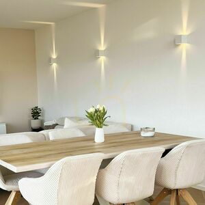 Aplică LED s.luce Ixa neagră pătrată 10 cm cu senzor de mișcare IP44 small 9