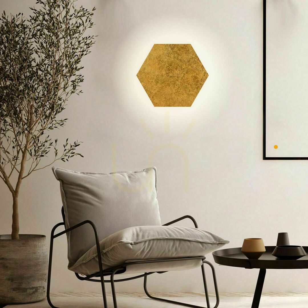 Vedere Aplică LED s.luce Hive alb rotund 55 cm metal dimmabil 3000 K Aplică LED s.luce Hive alb rotund 55 cm metal dimmabil 3000 K