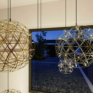 Lampă suspendată LED s.luce Atom crom rotundă 30 cm dimabilă 18x0,3W small 12