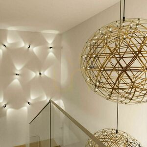Lampă suspendată LED s.luce Atom crom rotundă 30 cm dimabilă 18x0,3W small 9