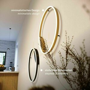 Plafonieră LED s.luce Ring alb 80 cm dimmabilă, rotundă, 36W 3000K small 4