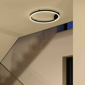 Plafonieră LED s.luce Ring aurie 40 cm, dimabilă, 3000K, metal modernă small 0