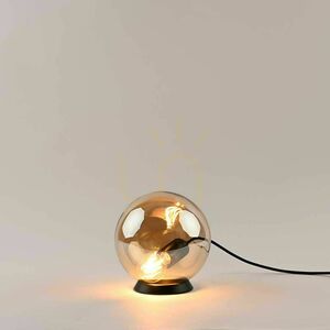 Lampă de masă s.luce Orb albă din sticlă, rotundă, 20 cm, E27, dimmerabilă 7 Lampă de masă s.luce Orb albă din sticlă, rotundă, 20 cm, E27, dimmerabilă small 7