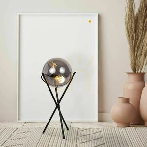 Lampă de masă s.luce Orb Axis aurie din sticlă, rotundă, 20 cm small 5
