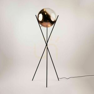 Lampă de podea s.luce Orb Cupru, sticlă, 160 cm, E27, dimmabilă small 5