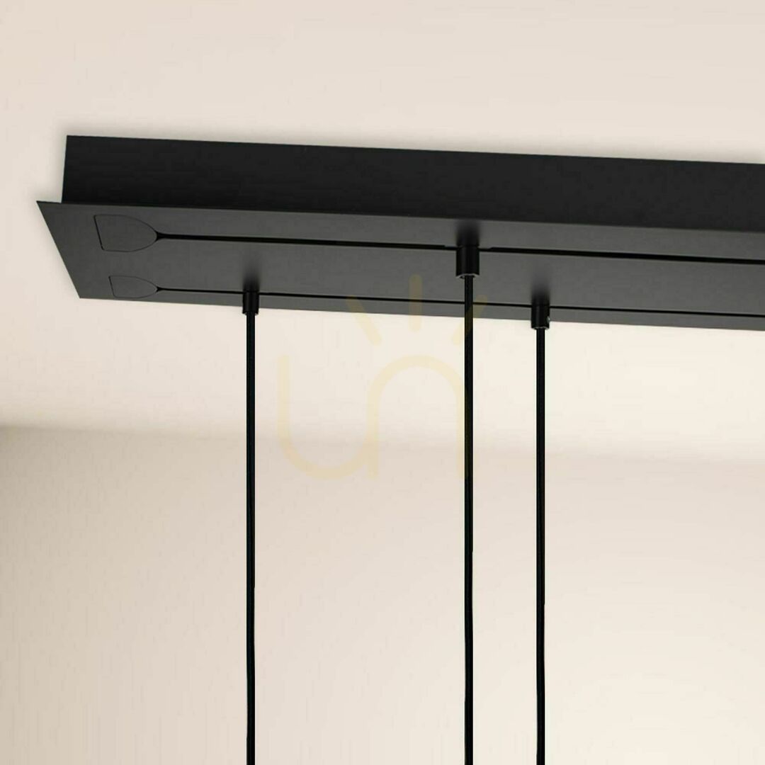 previzualizare Plafonieră s.luce Modular neagră dreptunghiulară metal 120x25 cm Plafonieră s.luce Modular neagră dreptunghiulară metal 120x25 cm
