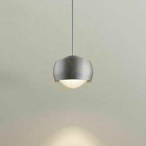 Lampă suspendată s.luce Beam LED cu 3 corpuri neagră, rozetă albă Ø 40 cm small 2
