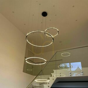 Lampă suspendată LED s.luce Atom Ring neagră Ø100 cm metal, dimabilă, 3000K 0 Lampă suspendată LED s.luce Atom Ring neagră Ø100 cm metal, dimabilă, 3000K small 0
