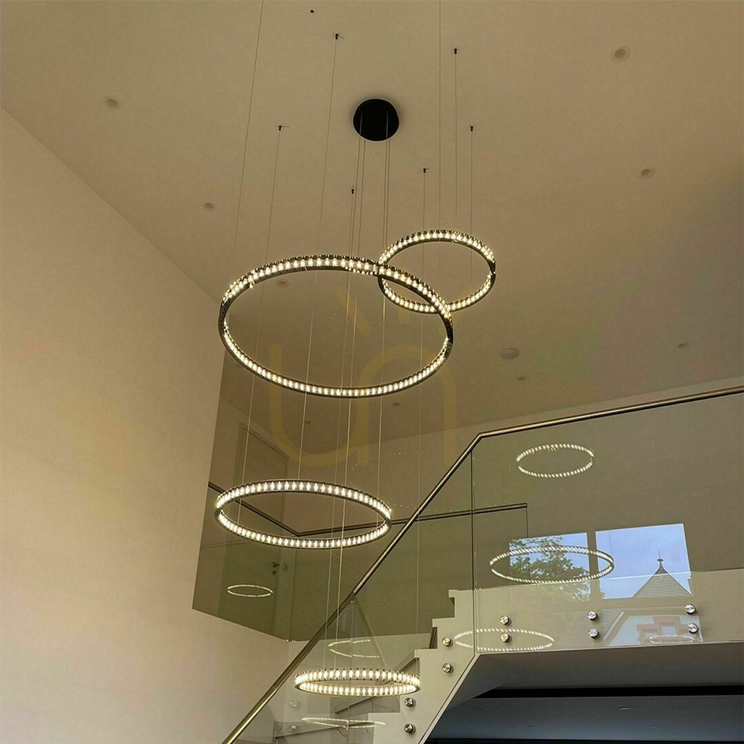 Verifica Lampă suspendată LED s.luce Atom Ring neagră Ø100 cm metal, dimabilă, 3000K Lampă suspendată LED s.luce Atom Ring neagră Ø100 cm metal, dimabilă, 3000K