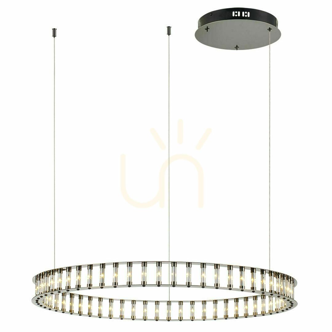 Verifica Lampa suspendată LED s.luce Atom Ring neagră Ø80 cm, dimabilă, metal, 3000K Lampa suspendată LED s.luce Atom Ring neagră Ø80 cm, dimabilă, metal, 3000K