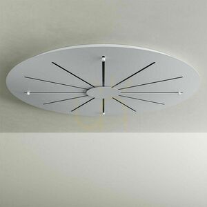 Lustră LED s.luce Fusion XXL alb 150 cm metal modernă small 10