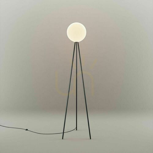 Verifica Lampă de podea s.luce Orb Tripod cu glob din sticlă albă 160 cm