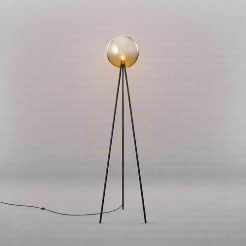 Verifica Lampă de podea s.luce Orb Tripod aurie, sticlă, 160 cm