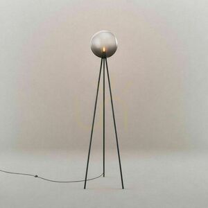 Lampă de podea s.luce Orb Tripod 160 cm, glob de sticlă transparentă, E27, modernă small 11