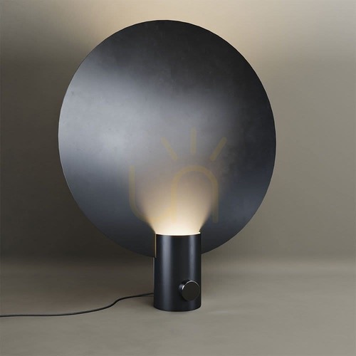 Verifica Lampă de masă s.luce Cloud neagră metal, GU10, dimmabilă, Ø50 cm