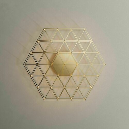 Verifica Plafonieră LED s.luce Atom aurie 60 cm, dimabilă, 3000 K, metal
