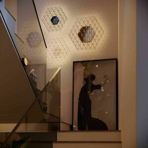 Plafonieră LED s.luce Atom Crom 80 cm, 61x0,3W, 3000K Dimmabilă small 0