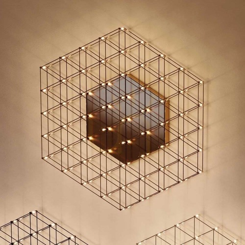 Verifica Plafonieră LED s.luce Atom neagră 80 cm, dimabilă, 3000K, metal